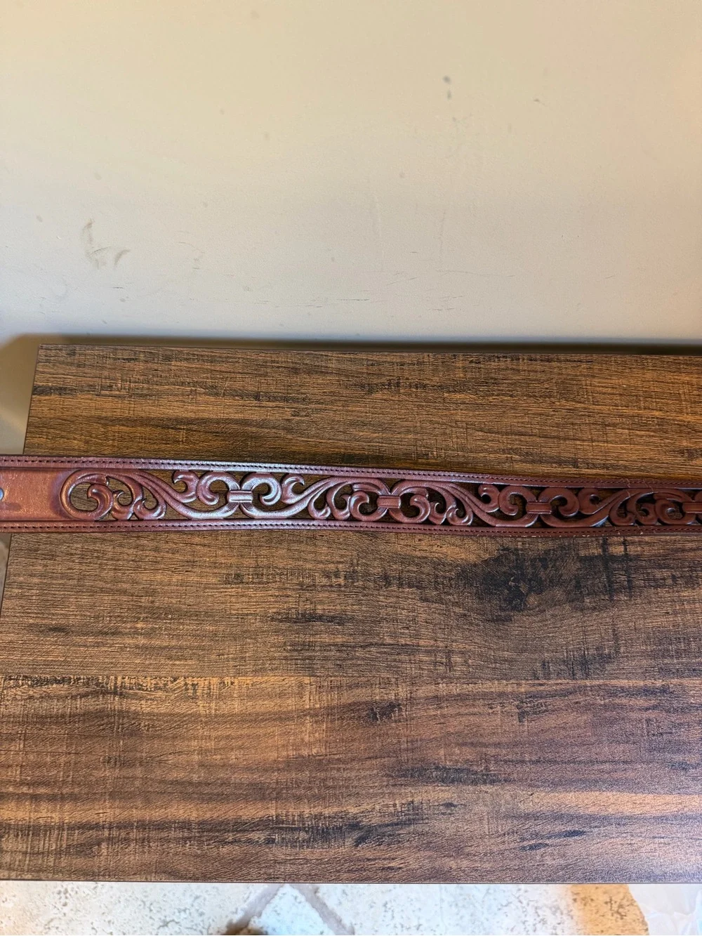 Brighton Brown Leather Belt Size M
